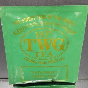 TWG Tea ~ WATERFRUIT ~ Green Tea ~ 25 Cotton Tea Bags ~ Bulk ~ Singapore